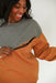 Velour Interior Diagonal Zip Breastfeeding Sweatshirt - Nature Baby Outfitter