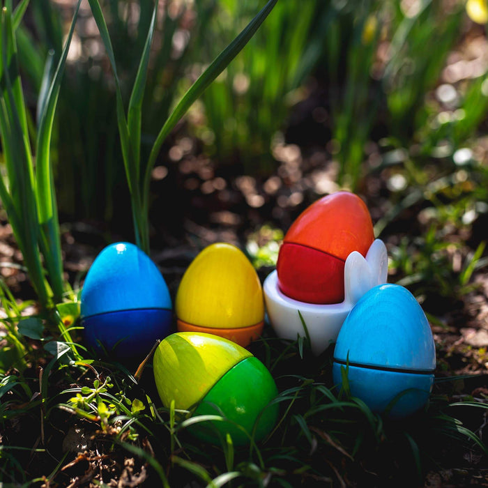 Fun with Sounds Wooden Eggs - Nature Baby Outfitter