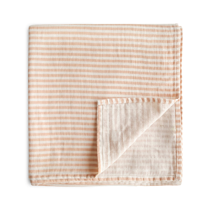Organic Cotton Muslin Swaddle Blanket - Nature Baby Outfitter