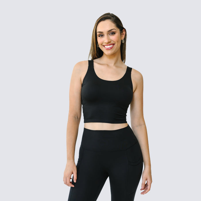 SoftLuxe Long Crop Top