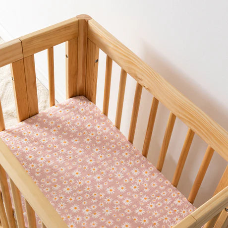 Daisy Organic Muslin Bassinet Sheet