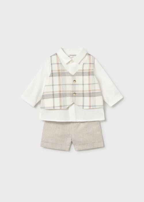 Shorts and Shirt with Vest Set - Nature Baby Outfitter