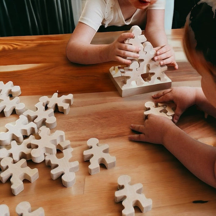 32-Piece Wooden Little Balancing People Stacking Set | Mindful Open-Ended Play