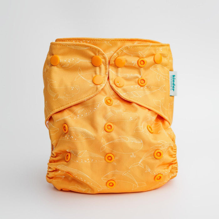 Animals and Insects: Essentials Pocket Cloth Diaper with Athletic Wicking Jersey, Grows with your Baby
