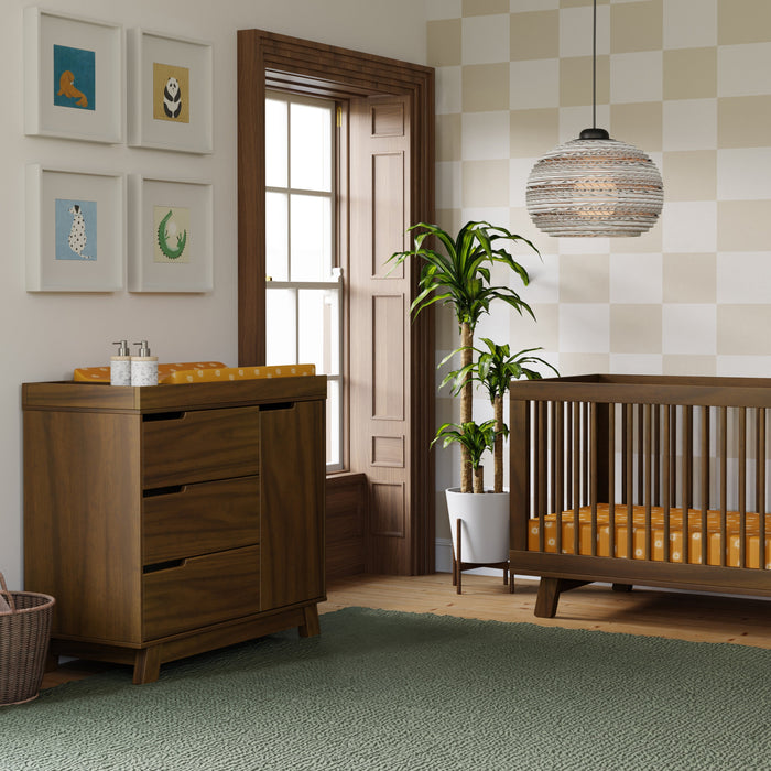 Babyletto Hudson 3-Drawer Changer Dresser with Removable Changing Tray - Nature Baby Outfitter