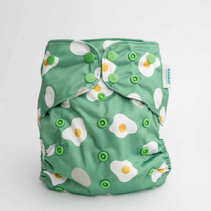 Food: Essentials Pocket Cloth Diaper with Athletic Wicking Jersey, Grows with your Baby