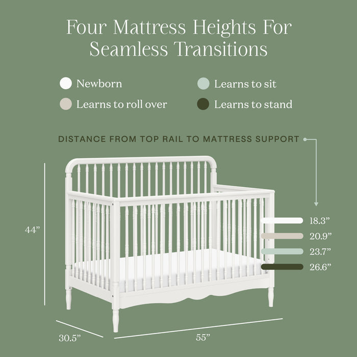 Namesake Liberty 4-in-1 Convertible Spindle Crib - Nature Baby Outfitter