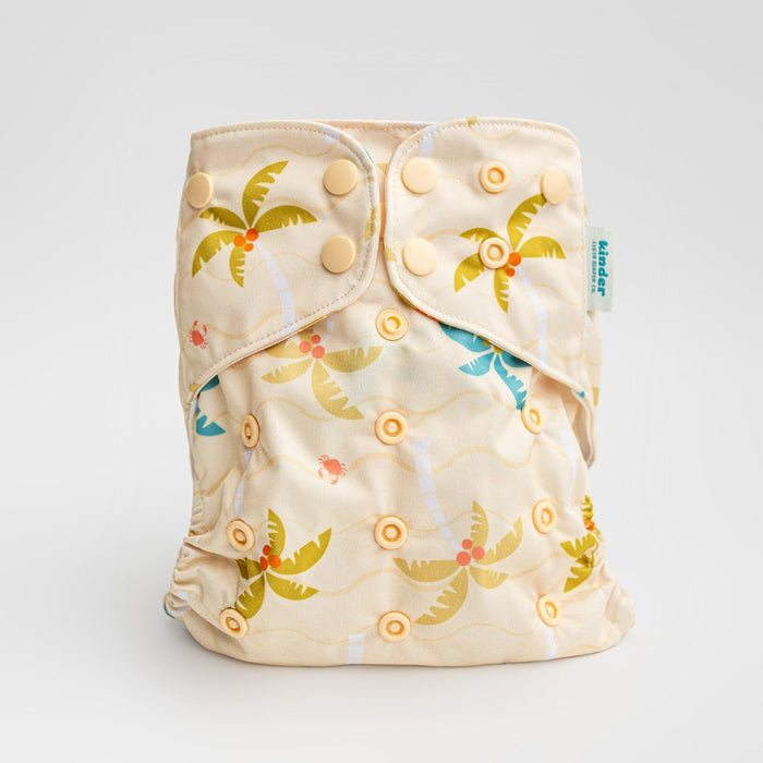 Nature: Essentials Pocket Cloth Diaper with Athletic Wicking Jersey, Grows with your Baby