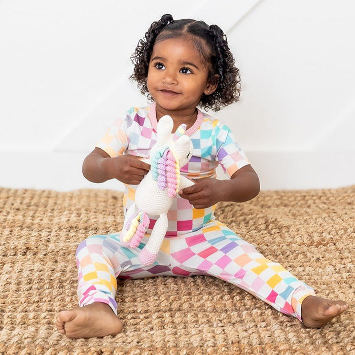 Pastel Checks S/S Pajama