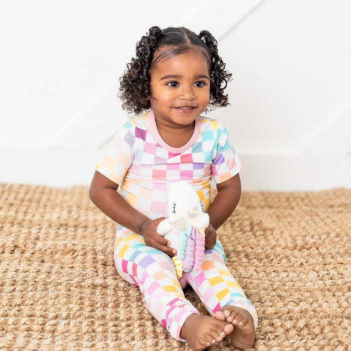 Pastel Checks S/S Pajama