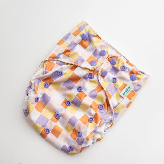 Reusable Swim Diapers with Athletic Wicking Jersey (7-60lbs)