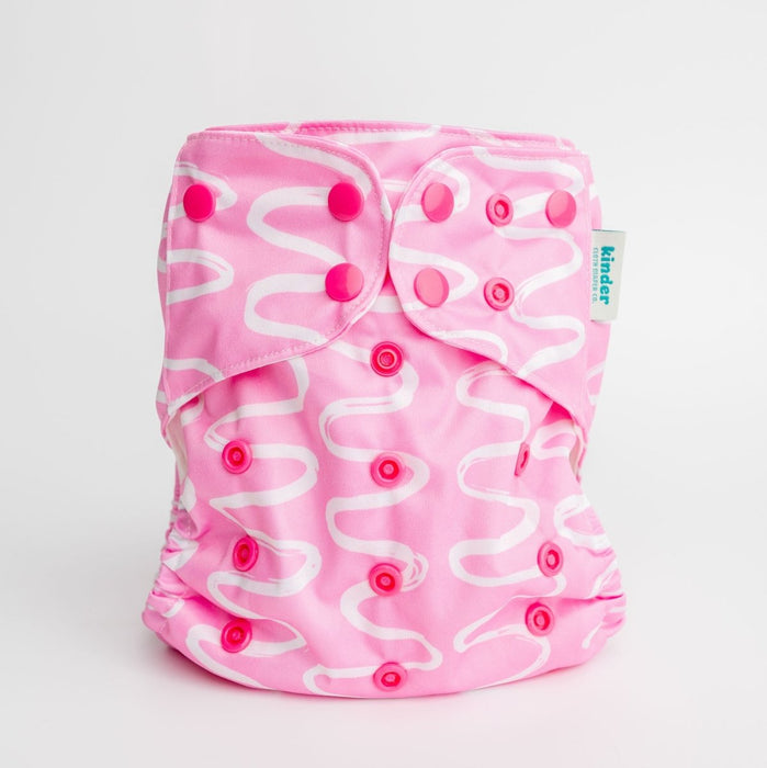 Abstract: Essentials Pocket Cloth Diaper with Athletic Wicking Jersey, Grows with your Baby