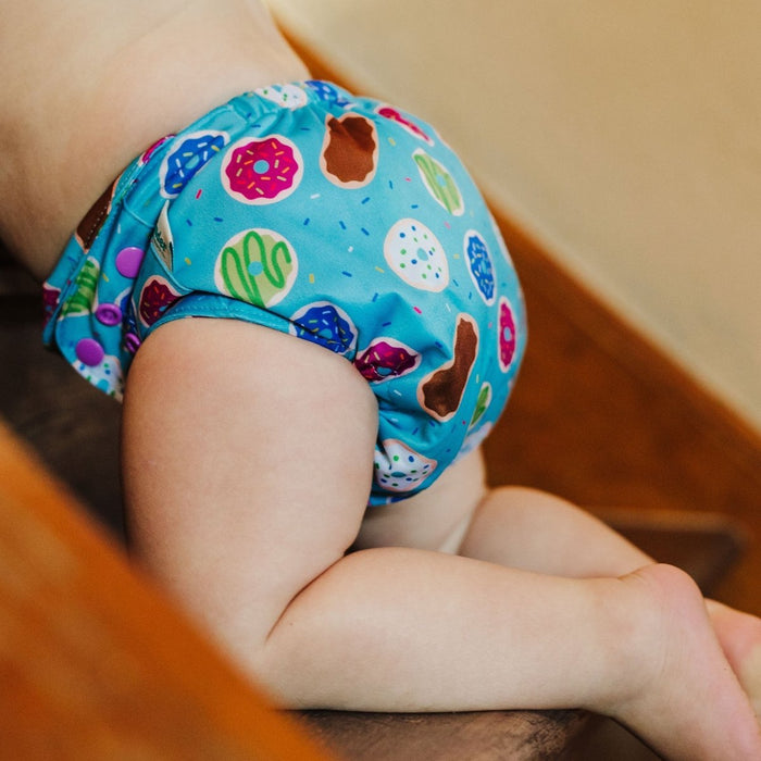 Food: Essentials Pocket Cloth Diaper with Athletic Wicking Jersey, Grows with your Baby