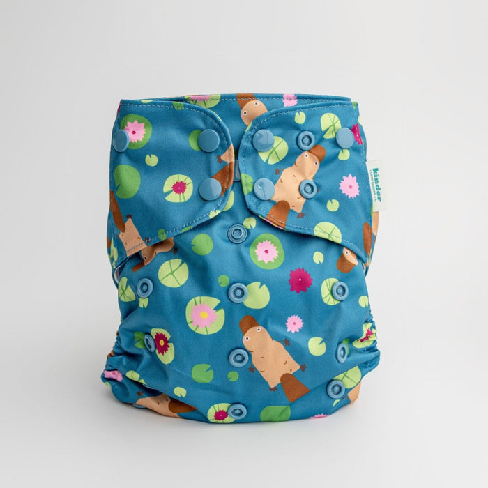 Animals and Insects: Essentials Pocket Cloth Diaper with Athletic Wicking Jersey, Grows with your Baby