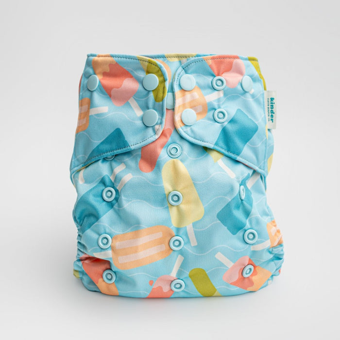 Food: Essentials Pocket Cloth Diaper with Athletic Wicking Jersey, Grows with your Baby