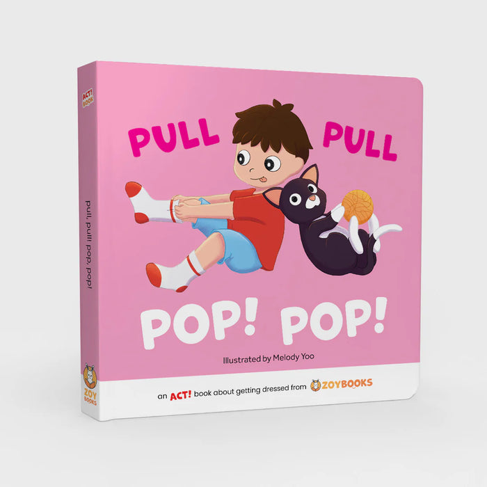 Pull Pull Pop! Pop! - Interactive Act! Board Book