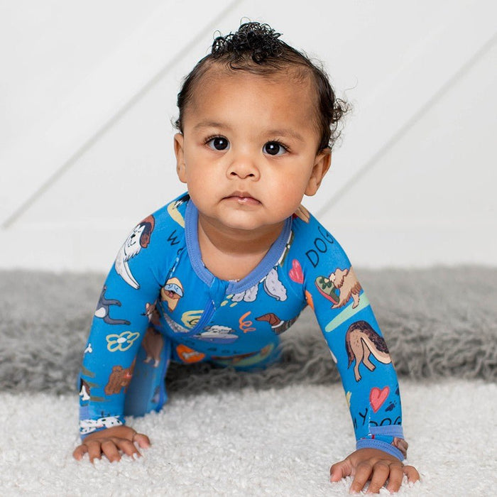 Puppy Pals Blue Footie