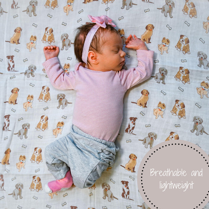 Woof Woof Swaddle Blanket