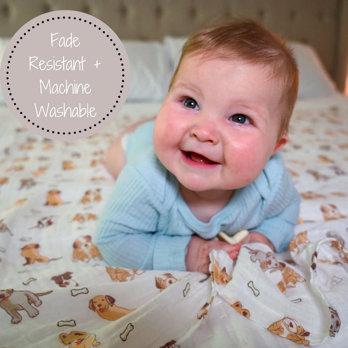 Woof Woof Swaddle Blanket