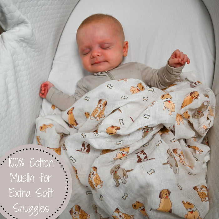 Woof Woof Swaddle Blanket