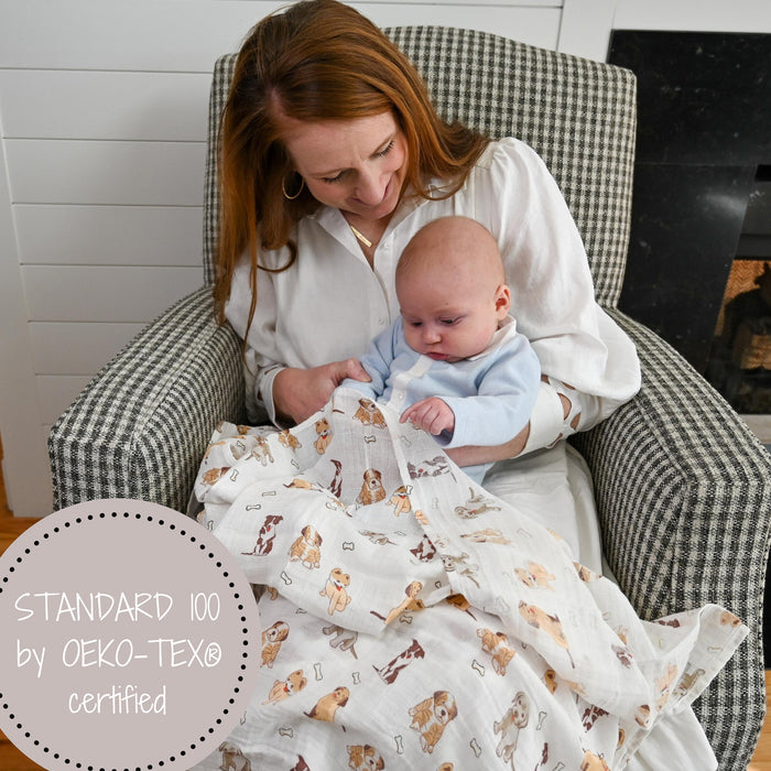 Woof Woof Swaddle Blanket