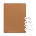 T29533BTS,Babyletto,Burnt Sienna Muslin All-Stages Midi Crib Sheet in GOTS Certified Organic Cotton