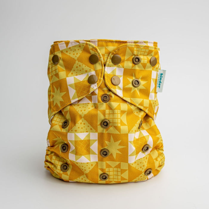 Abstract: Essentials Pocket Cloth Diaper with Athletic Wicking Jersey, Grows with your Baby