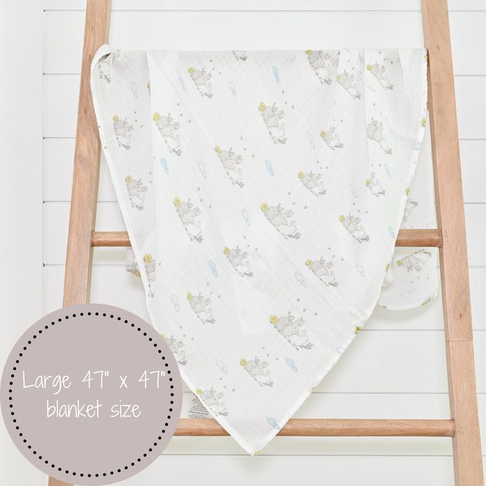 Somebunny Loves You Swaddle Blanket