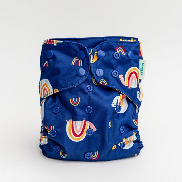 Animals and Insects: Essentials Pocket Cloth Diaper with Athletic Wicking Jersey, Grows with your Baby