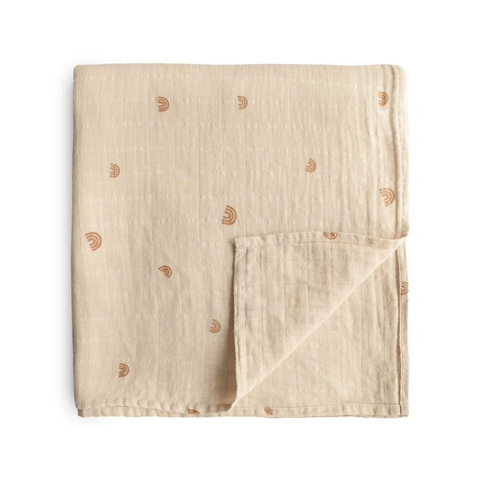Organic Cotton Muslin Swaddle Blanket - Nature Baby Outfitter