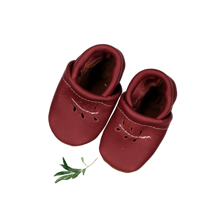 The Leather Mocc - Raspberry