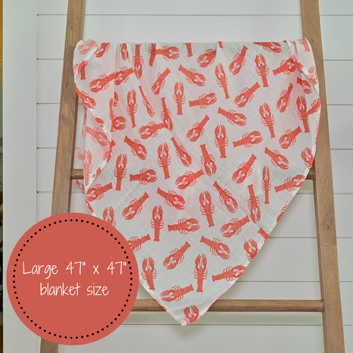 Lobster Roll Swaddle Blanket