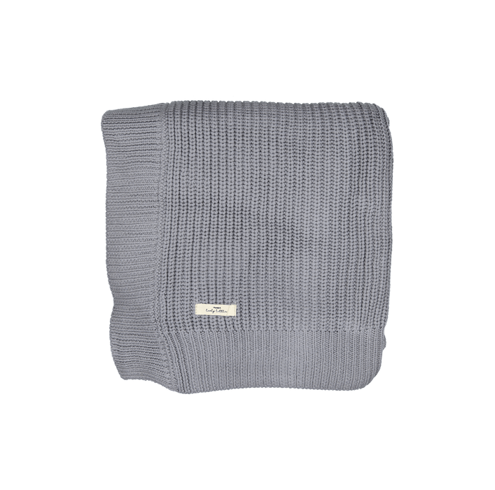 The Chunky Knit Blanket - Slate