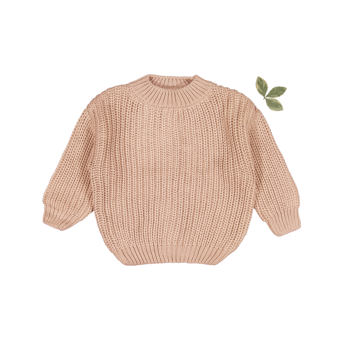 The Chunky Knit Sweater - Blush