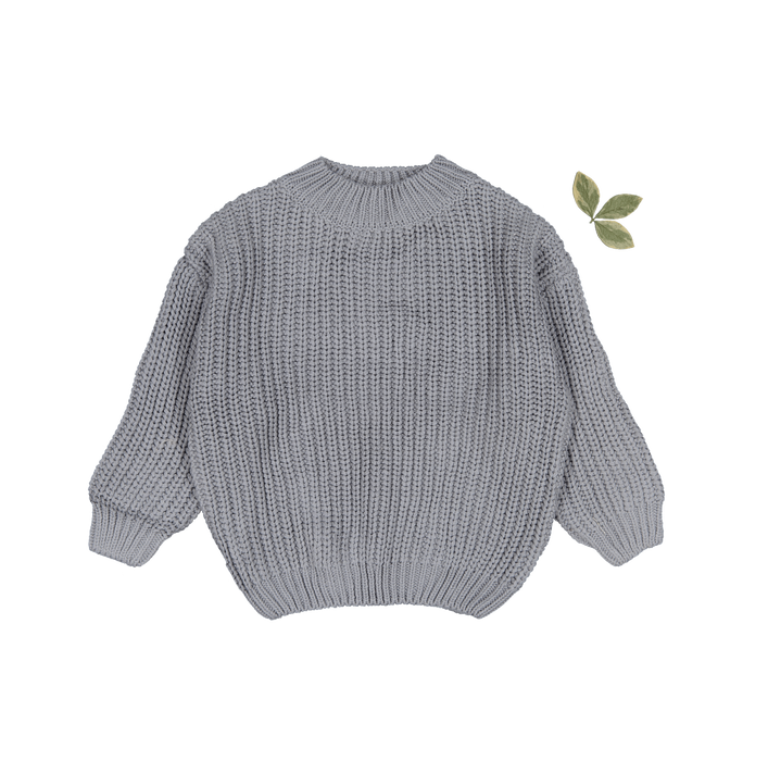 The Chunky Knit Sweater - Slate