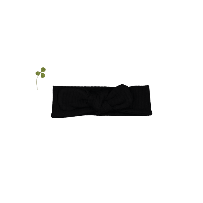 The Headband - Black Ribbed