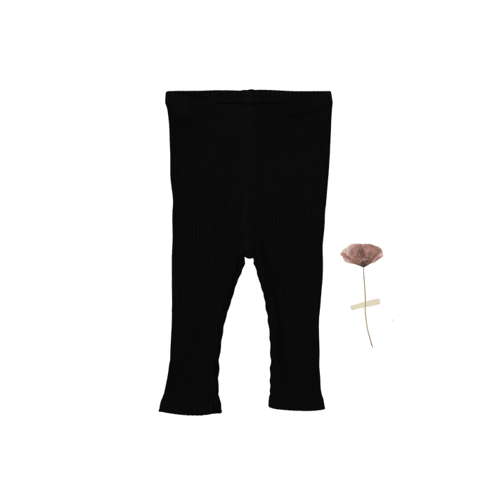 The Legging - Black Ribbed