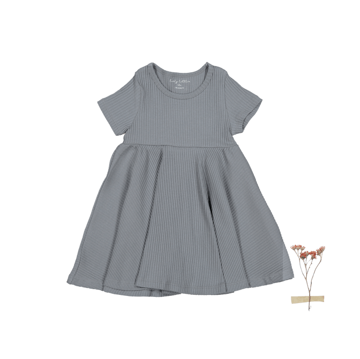 The Short Sleeve Dress - Slate
