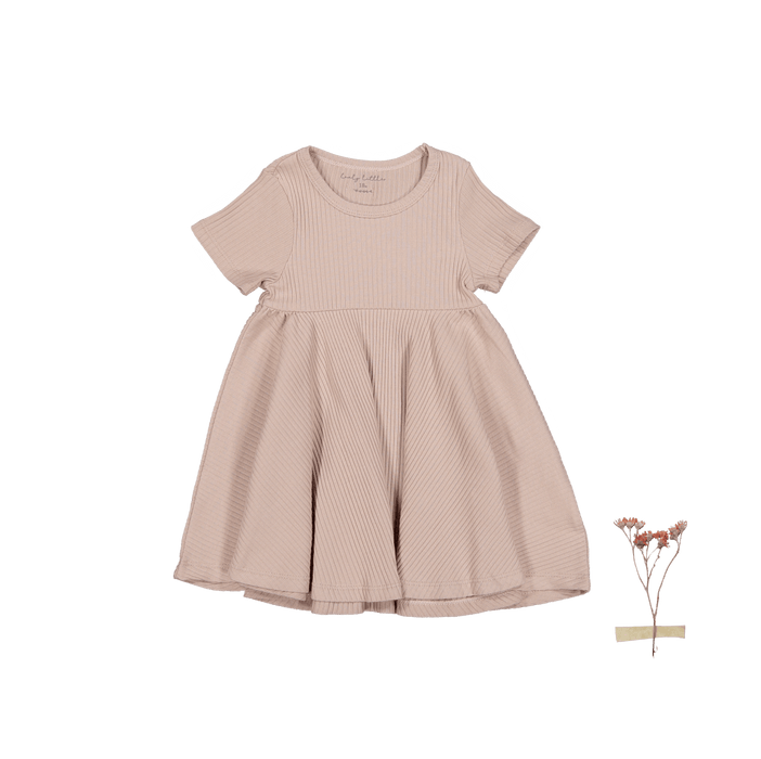 The Short Sleeve Dress - Mauve