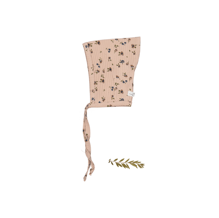 The Printed Pixie Bonnet - Floral Blush