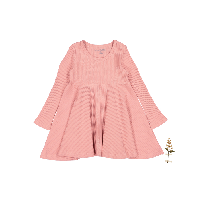The Long Sleeve Dress - Rose