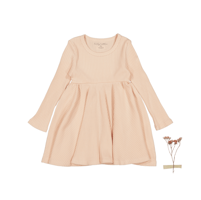 The Long Sleeve Dress - Powder