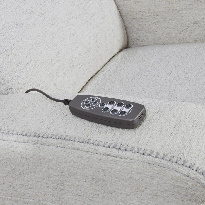 Reagan Power Recliner with Auto Glide, Power Headrest, Heat, Massage and Lights