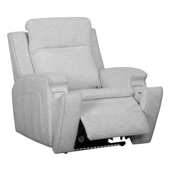 Reagan Power Recliner with Auto Glide, Power Headrest, Heat, Massage and Lights