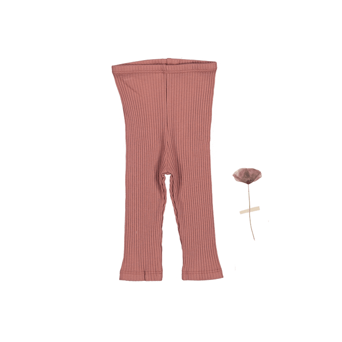 The Legging - Rosewood Ribbed