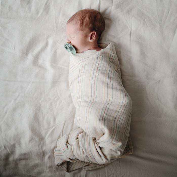 Organic Cotton Muslin Swaddle Blanket - Nature Baby Outfitter