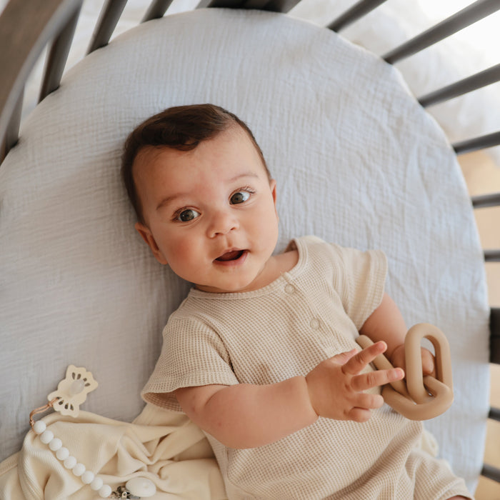 Extra Soft Bassinet Muslin Crib Sheet - Nature Baby Outfitter