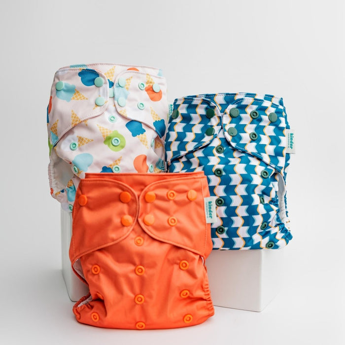 Abstract: Essentials Pocket Cloth Diaper with Athletic Wicking Jersey, Grows with your Baby