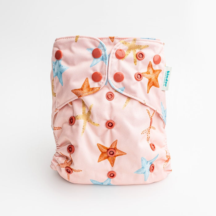 Animals and Insects: Essentials Pocket Cloth Diaper with Athletic Wicking Jersey, Grows with your Baby