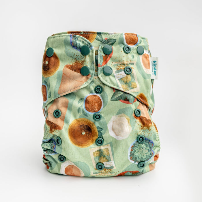 Nature: Essentials Pocket Cloth Diaper with Athletic Wicking Jersey, Grows with your Baby